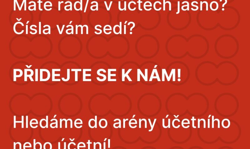 Horácká aréna hledá účetní