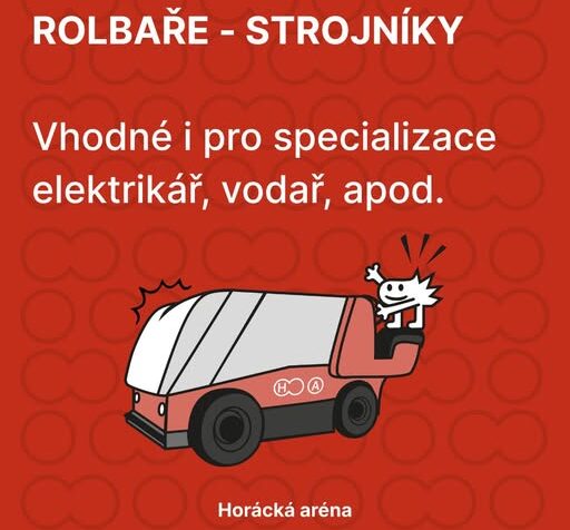 Horácká aréna hledá rolbaře a strojníka