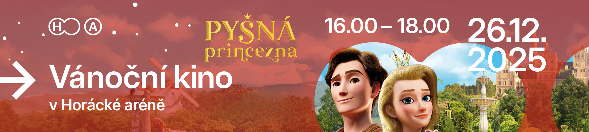 Vánoční kino v Horácké aréně