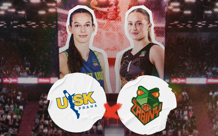 ZVVZ USK Praha x Žabiny Brno – speciální utkání nadstavby ženské basketbalové ligy
